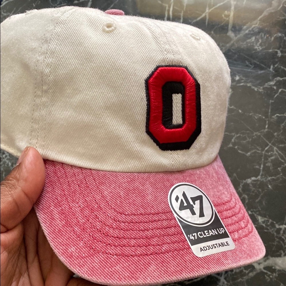 47 Kids Adjustable Cap - White and Red - Picture 4 of 4